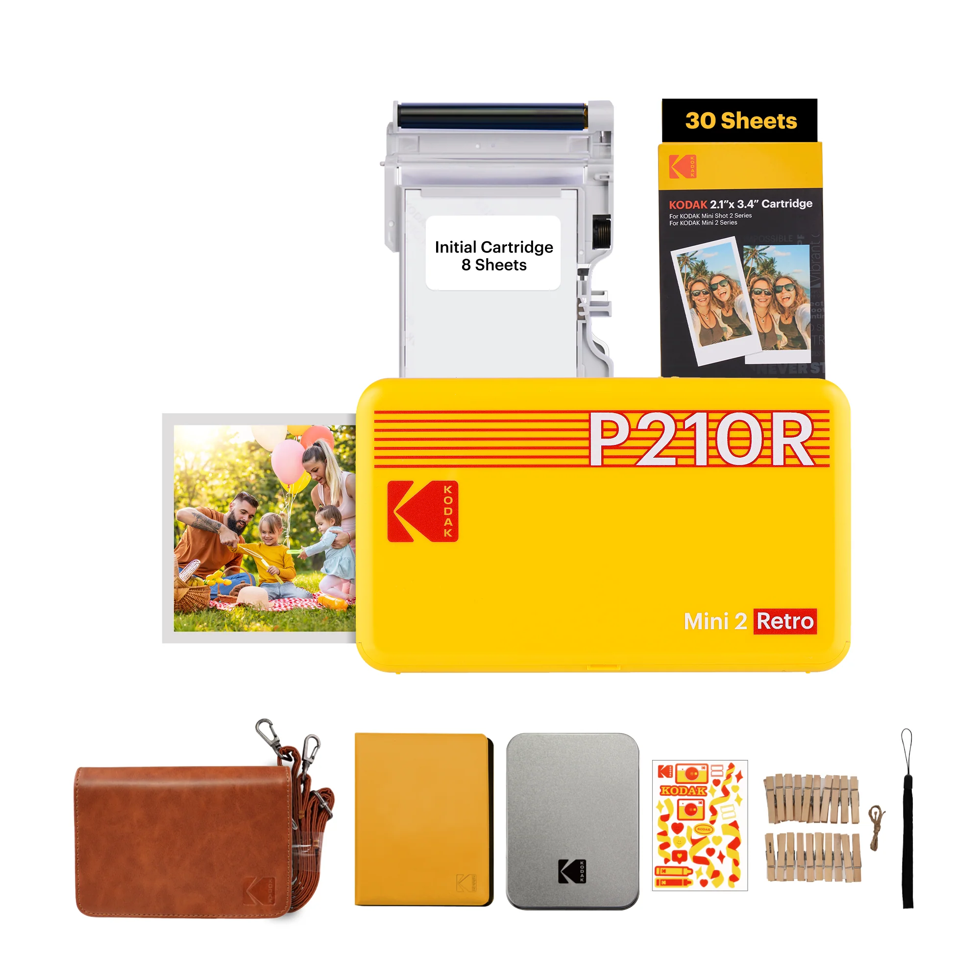 KODAK Mini 2 Retro P210R 30 sheet Gift Bundle - Image 17