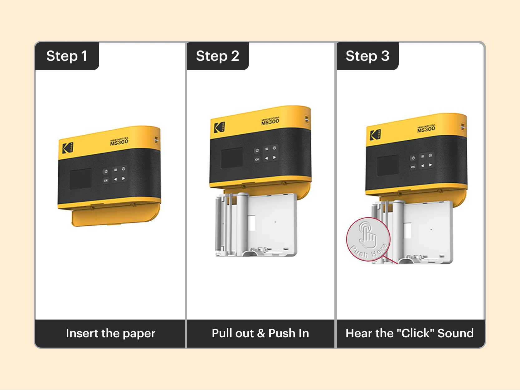 KODAK 4PASS All-in-one Cartridge (3x3") 60 Photos - Image 5